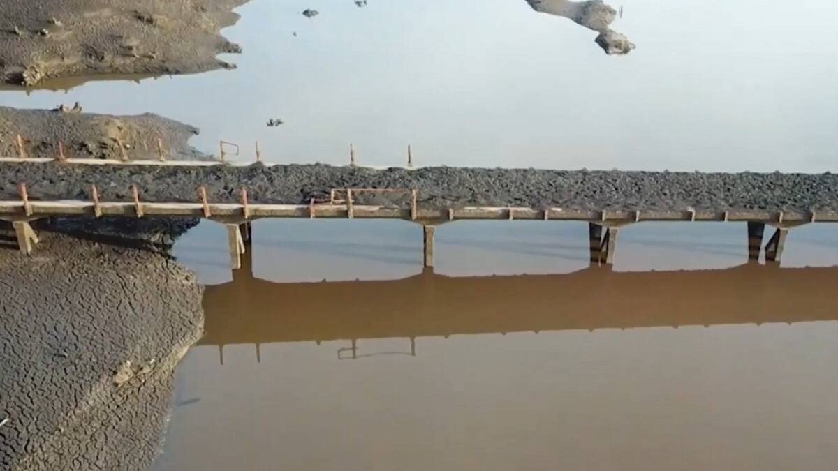 Puente del embalse Paso Severino. Foto: captura.
