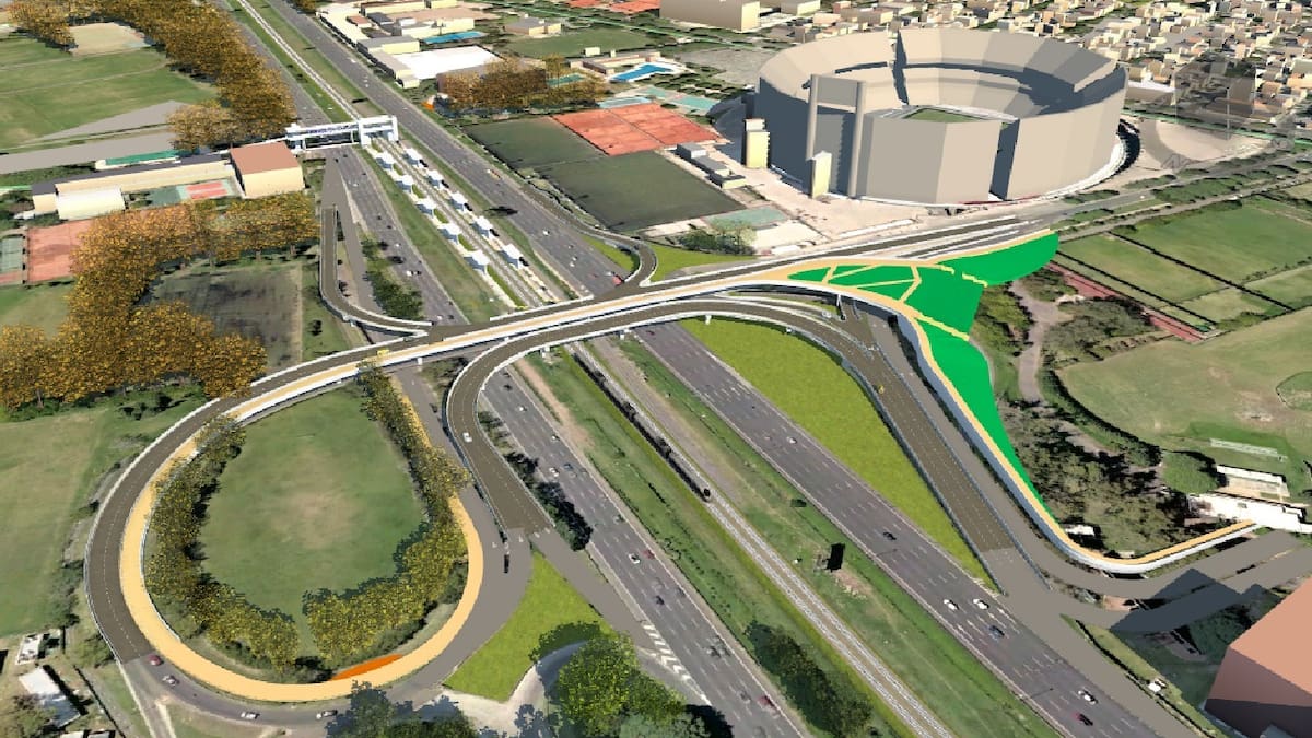 Derrumbe en una obra cerca de la cancha de River: dos obreros atrapados y complicaciones en la Lugones