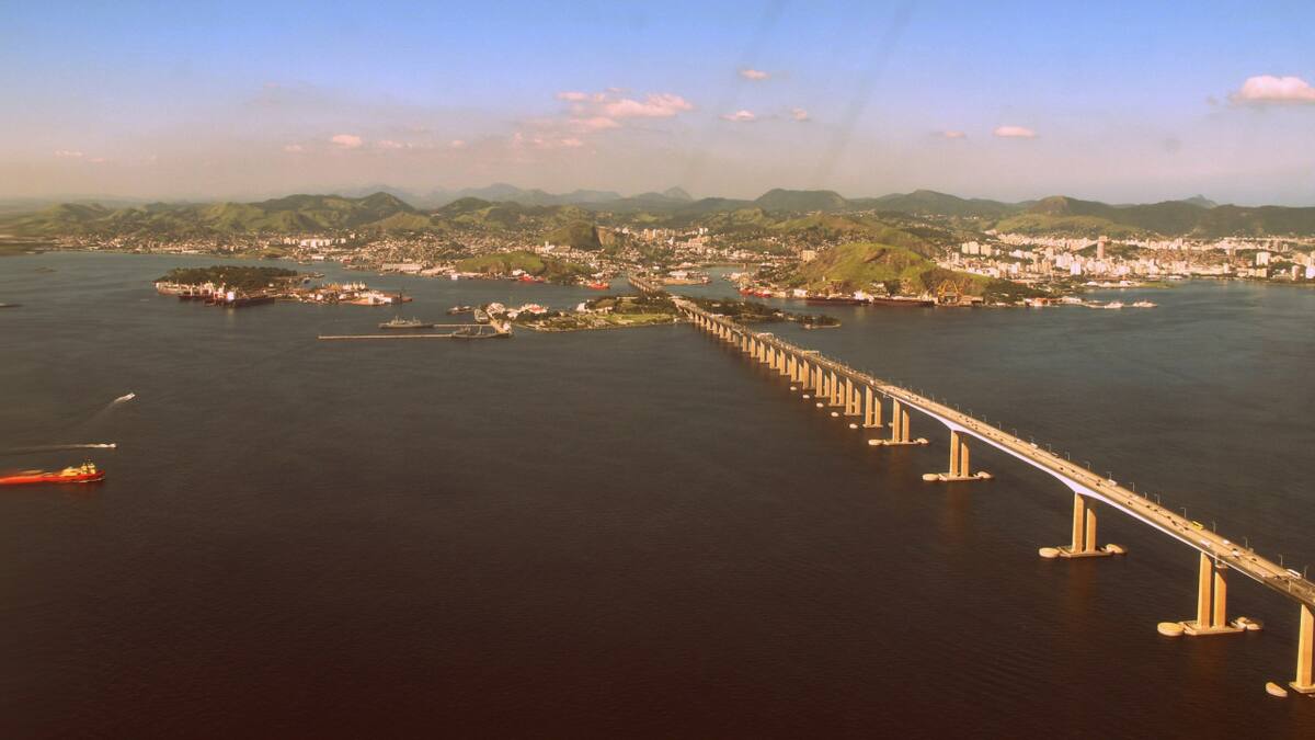 Puente Río-Niterói, en Brasil. Foto: Wikipedia.