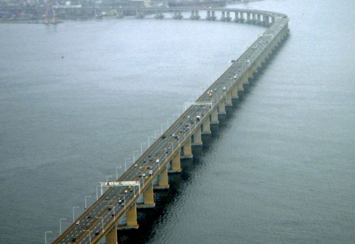 Puente Río-Niterói, en Brasil. Foto: Wikipedia.