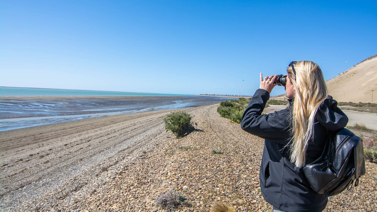 La playa infinita de la Patagonia que cautiva por su paz y naturaleza intacta: sus paisajes son impresionantes