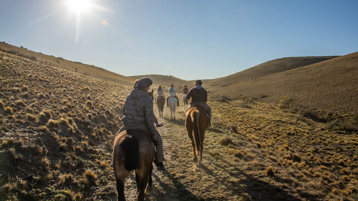 Puerto Santa Cruz, en la Patagonia argentina.