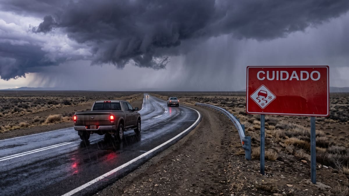 Se expande el riesgo de hielo negro desde este viernes: dónde podría aparecer ante la llegada de la bomba polar