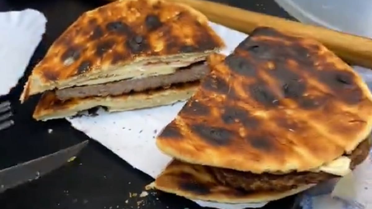 Qué es la "hamburtilla" que es furor en TikTok. Foto: captura video TikTok.