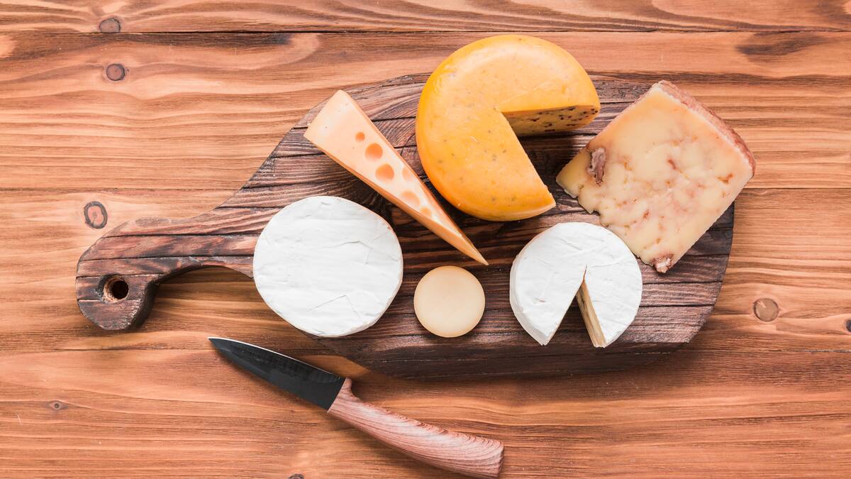 Los 4 tipos de quesos más saludables.