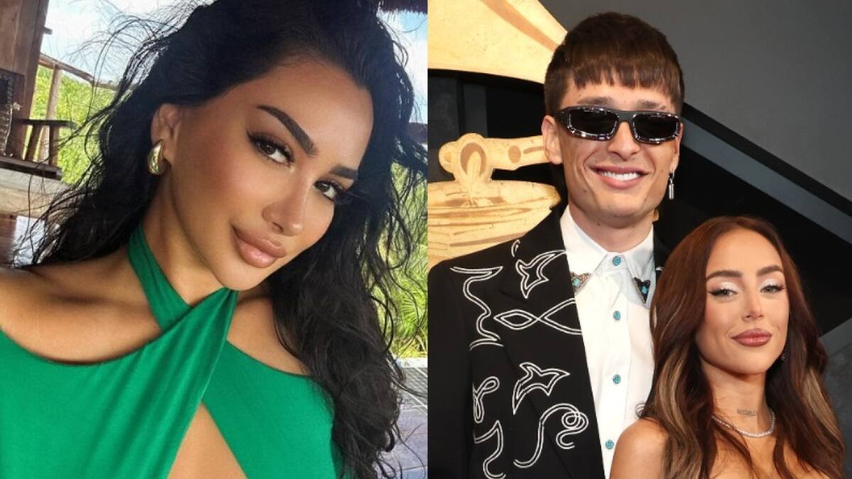 Quién es la mujer con la que Peso Pluma le fue infiel a Nicki Nicole. Foto Instagram.