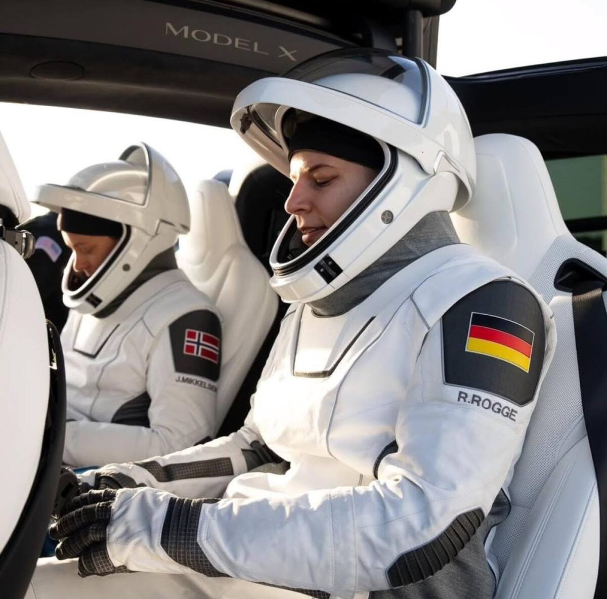 Rabea Rogge, primera mujer alemana en el espacio. Foto: Instagram / rabearogge.