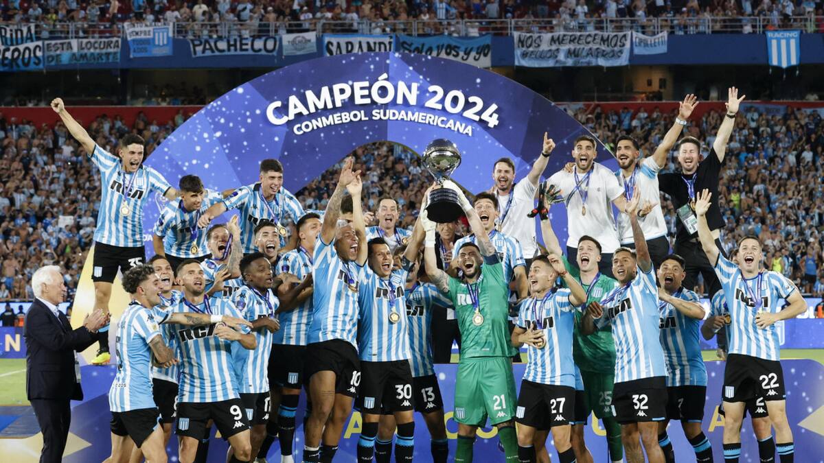 ¡Racing campeón de la Copa Sudamericana!: le ganó 3-1 a Cruzeiro y sumó un título internacional después de 36 años