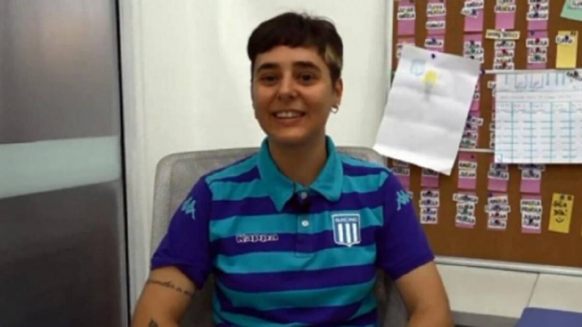 Racing carnet no binario. Foto: NA