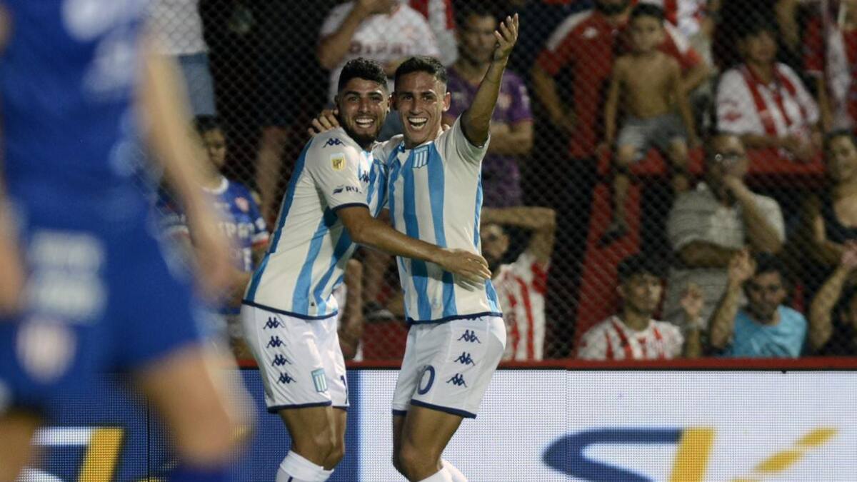 Racing le ganó 3 a 1 a Unión. Foto: Télam.