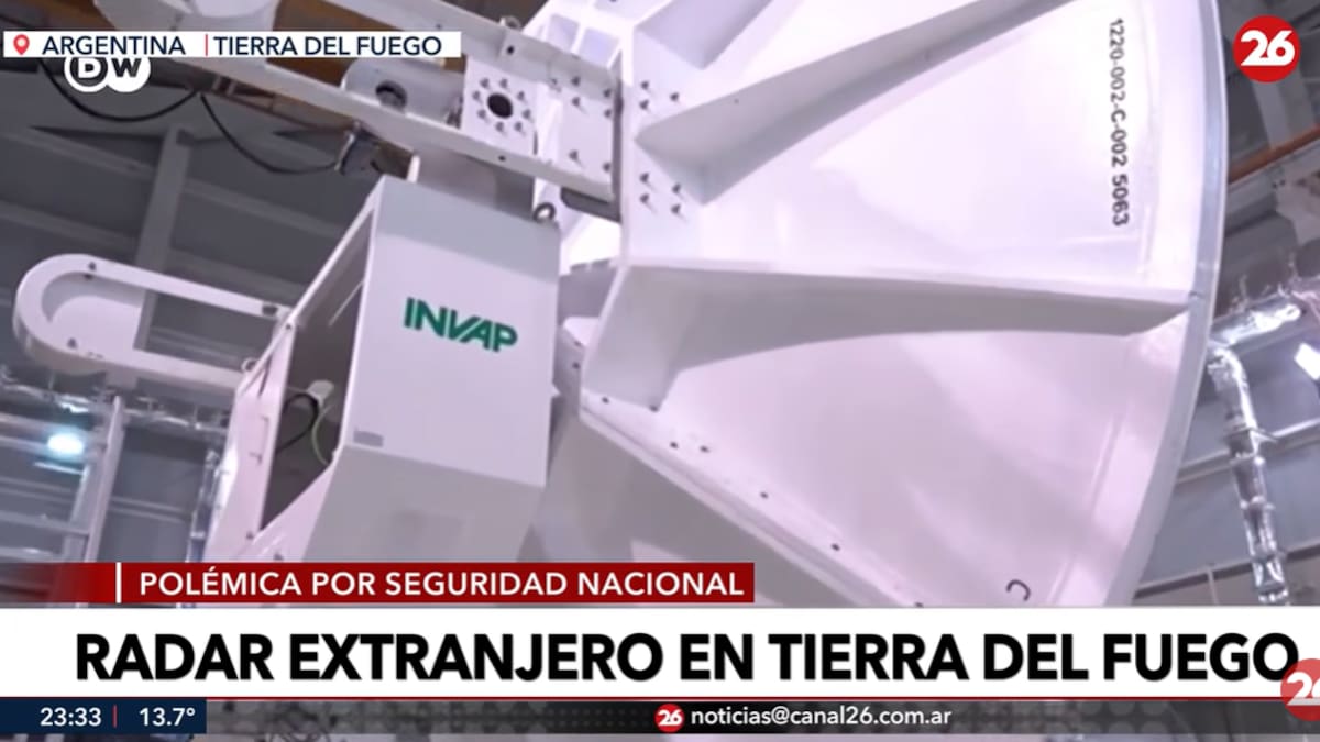 Radar extranjero bajo sospecha en Tierra del Fuego.