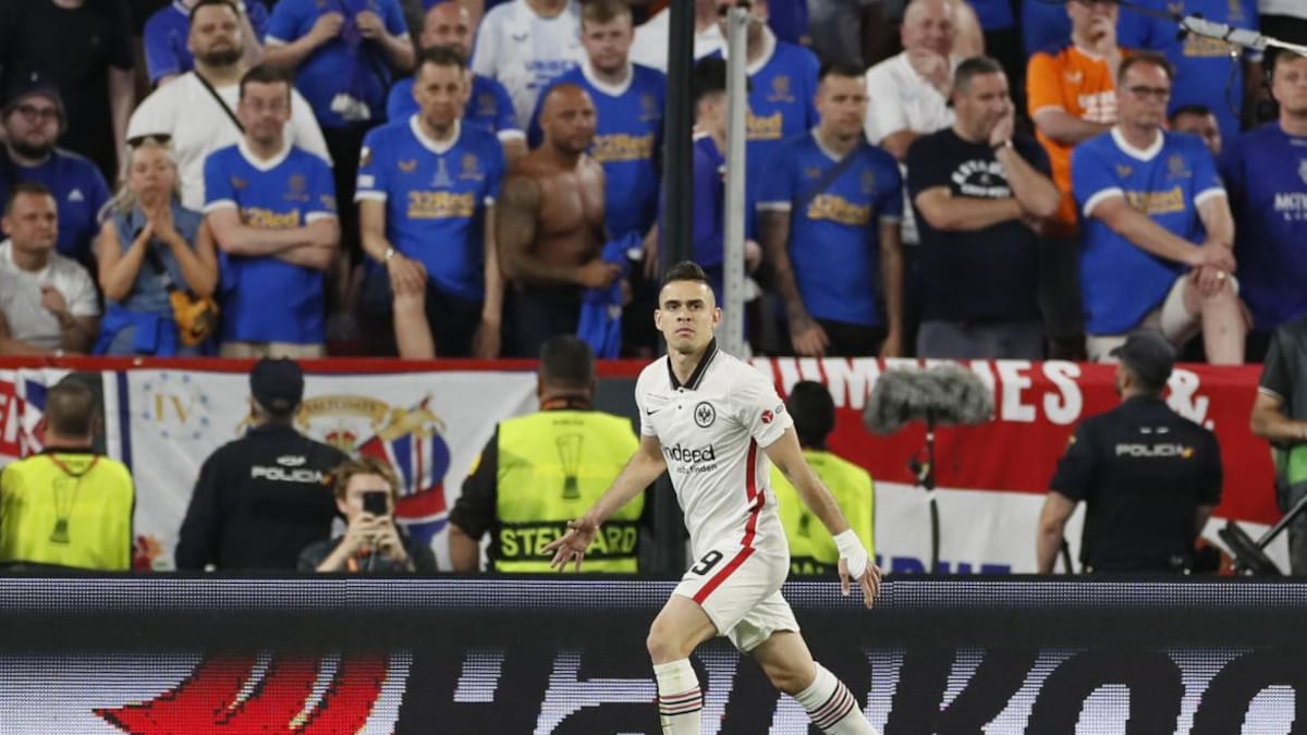 Rafael Borré, futbolista. Foto: EFE.