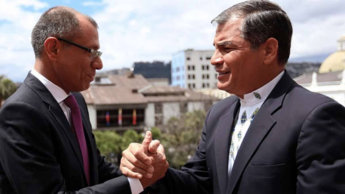 Estados Unidos le prohibió la entrada al país a Rafael Correa y a Jorge Glas por corrupción en Ecuador