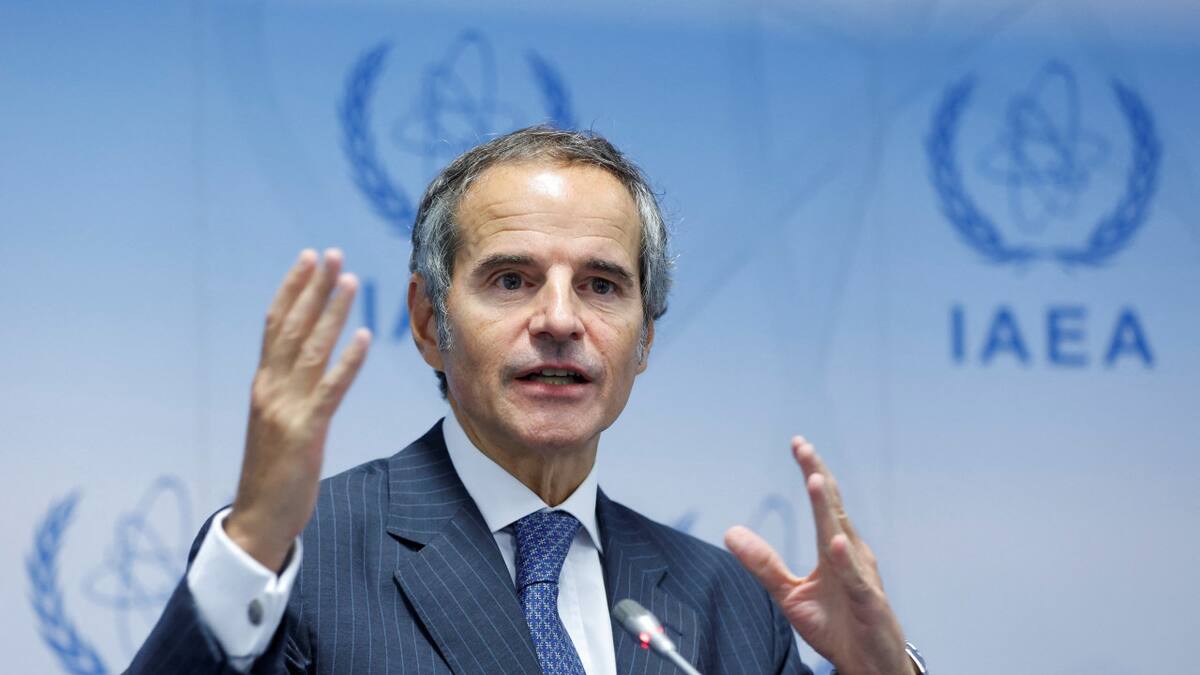 Rafael Grossi, director de la OIEA. Foto: Reuters.