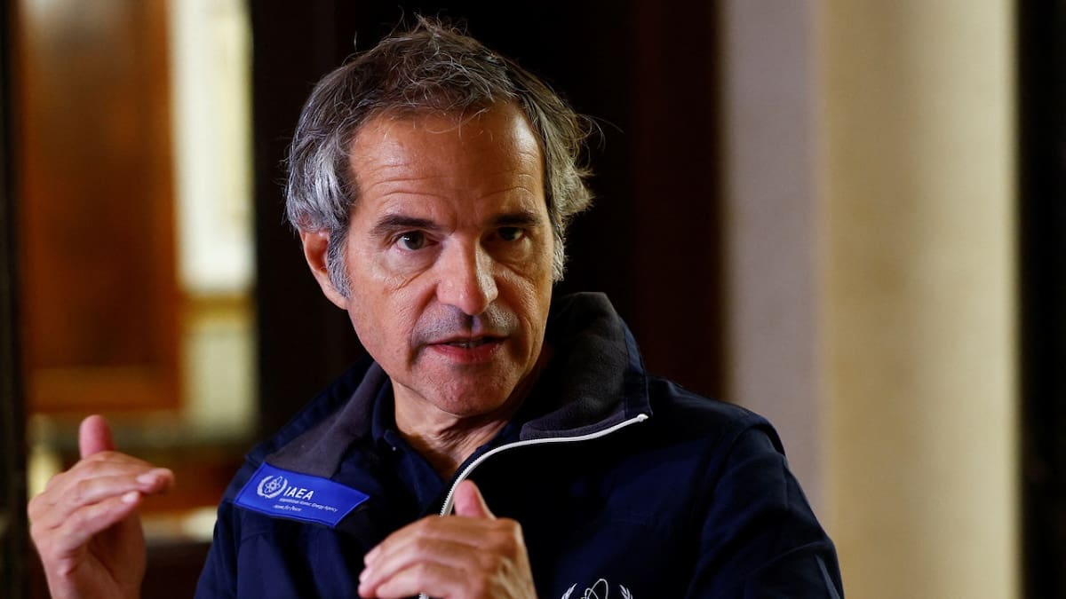 Rafael Grossi, director general del Organismo Internacional de Energía Atómica (OIEA). Foto: Reuters.