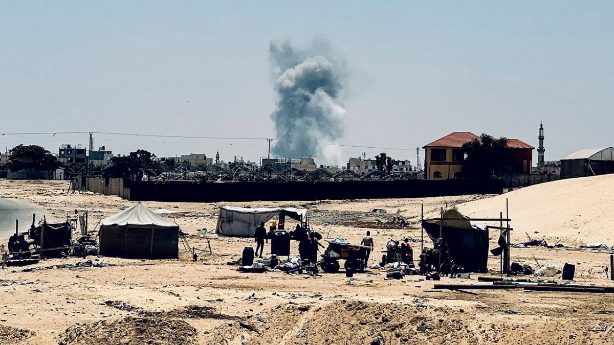 Rafah, en la Franja de Gaza, uno de los principales lugares afectados por la guerra. Foto: Reuters