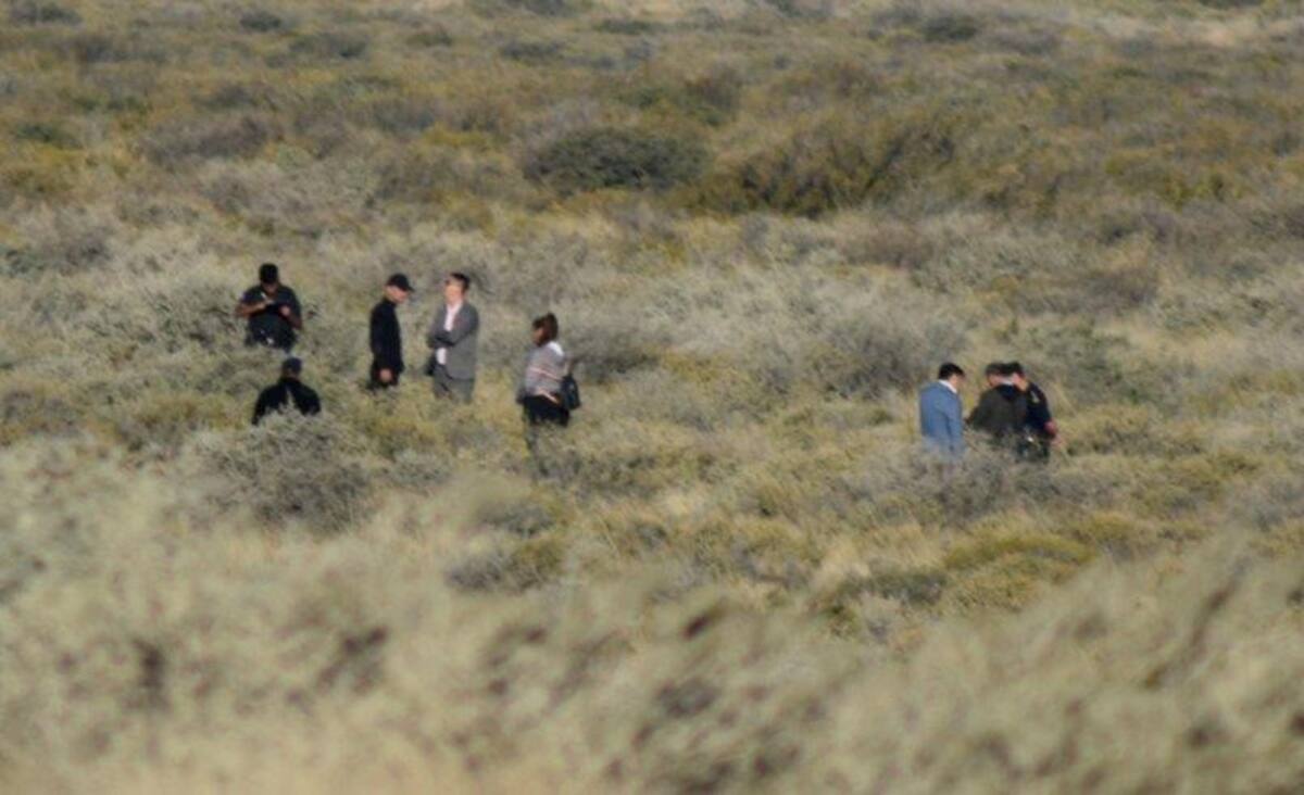 Rastrillaje en Chubut. Foto: elchubut