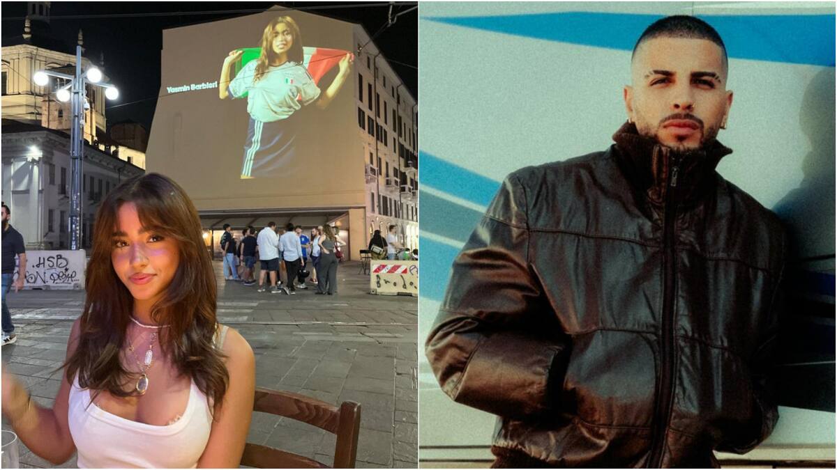 Rauw Alejandro y Yasmín Barbieri. Foto: Instagram.