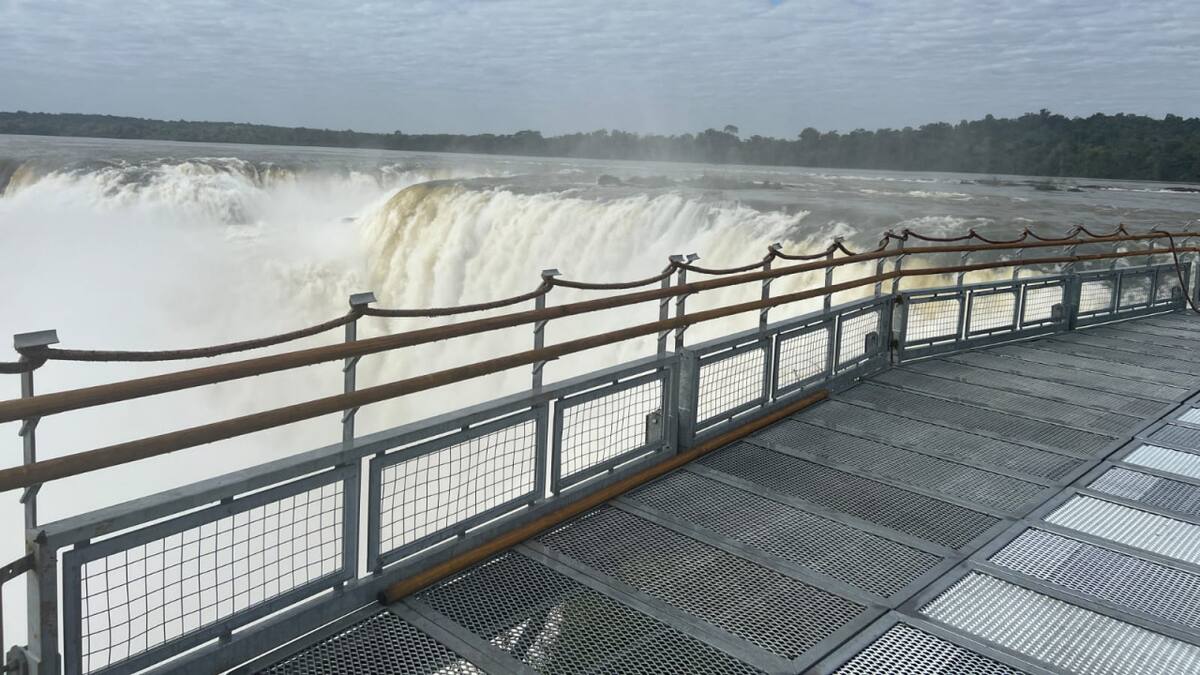 Reabre el circuito de la Garganta del Diablo en las Cataratas del Iguazú. Foto: Prensa Parques Nacionales