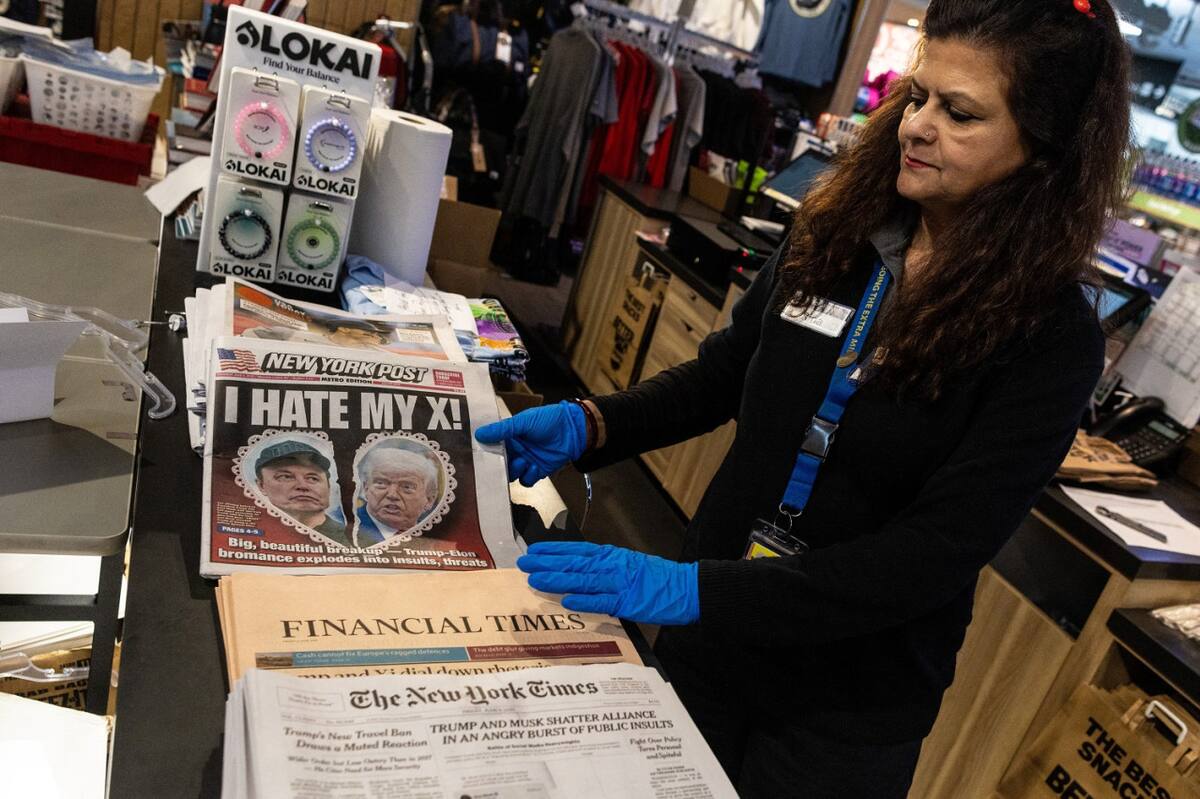 Reacciones a la pelea entre Elon Musk y Donald Trump. Foto: Reuters/Carlos Barria