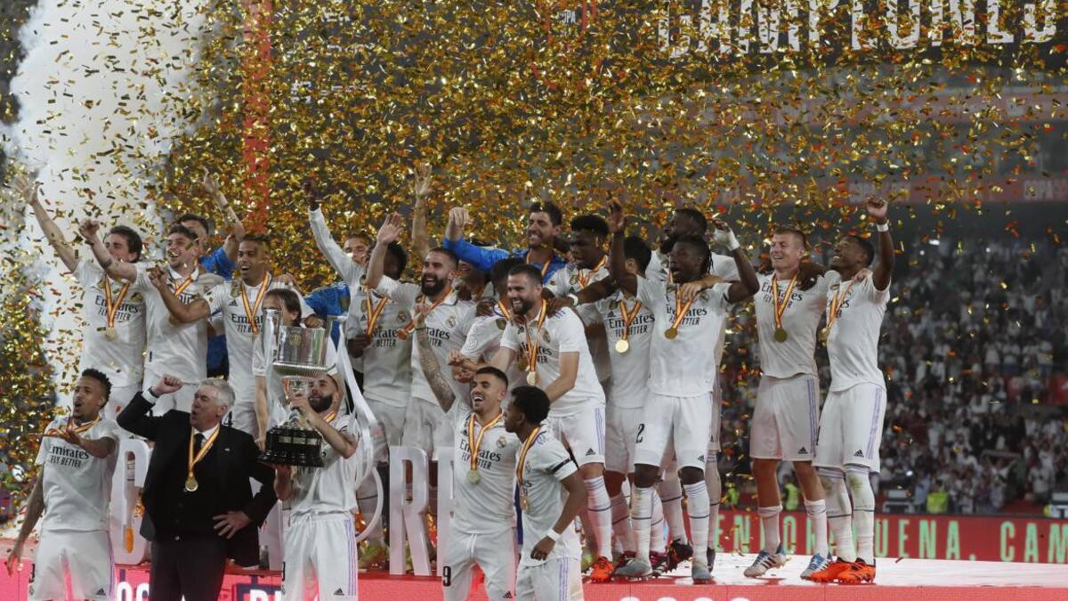 Real Madrid campeón de la Copa del Rey. Foto: EFE