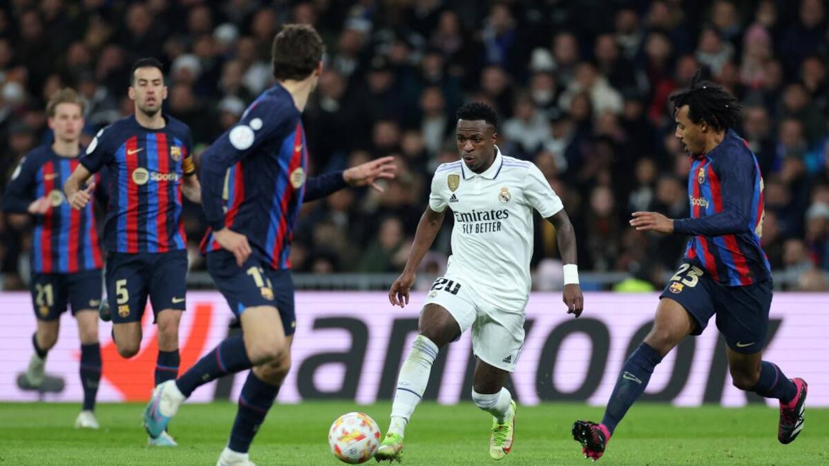 Real Madrid vs Barcelona, Copa del Rey. Foto: REUTERS