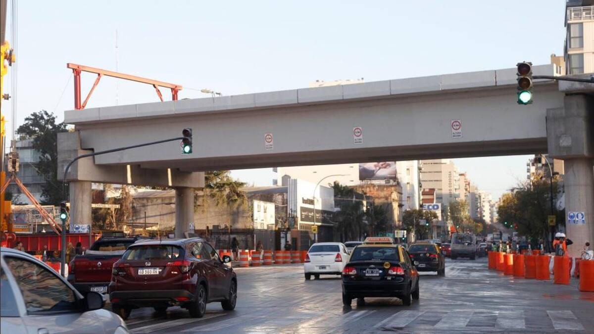Reapertura de la avenida Córdoba, altura Juan B Justo, por Viaducto San Martín