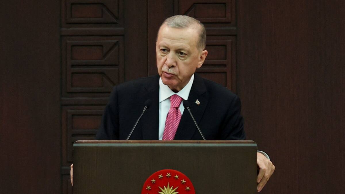 Recep Tayyip Erdogan, presidente de Turquía. Foto: Reuters.