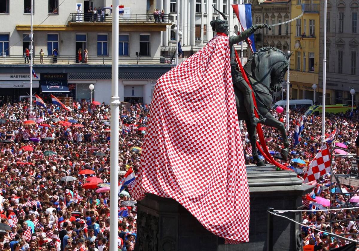 Recibimiento jugadores de Croacia - Zagreb