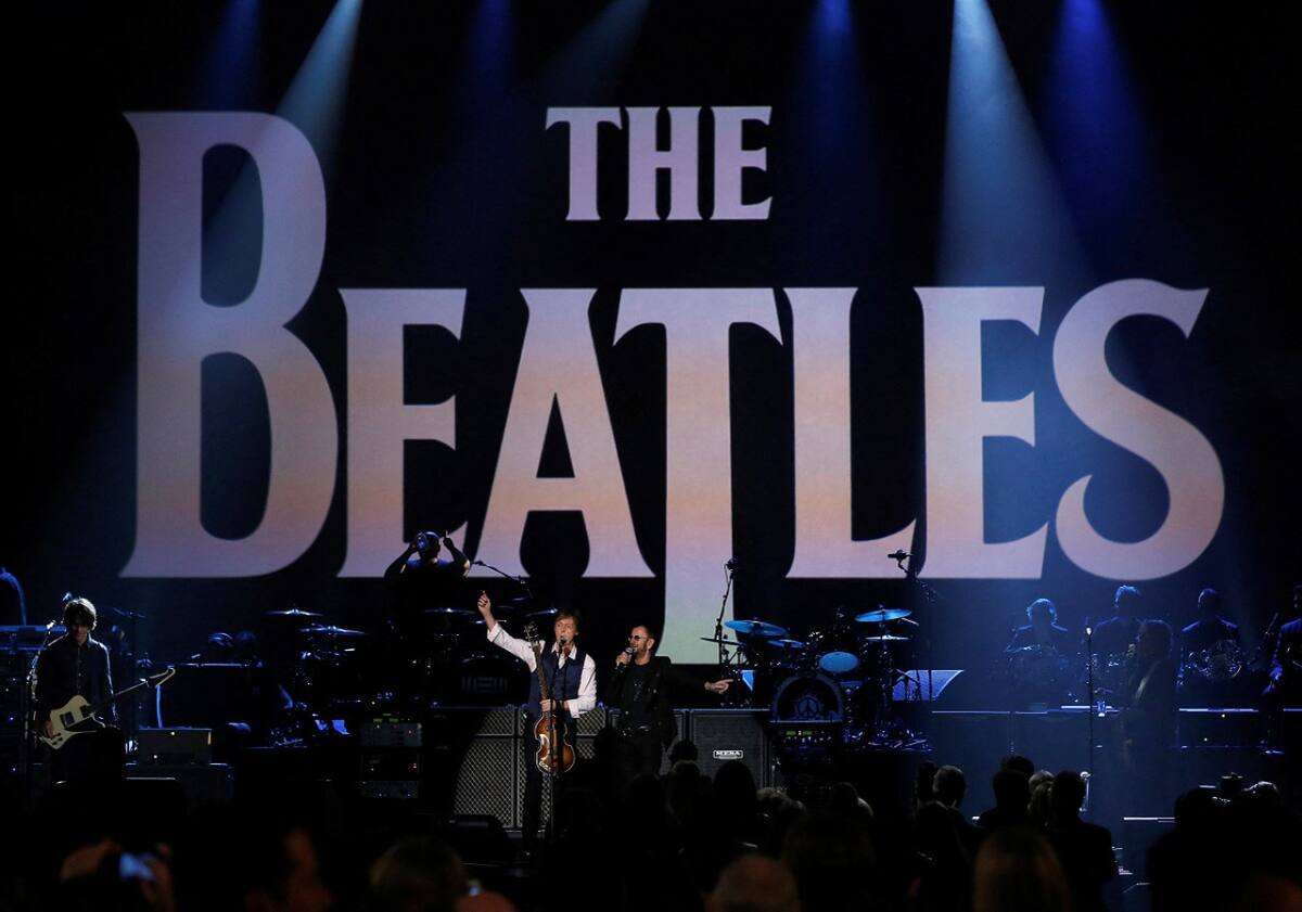 Recital de The Beatles. Foto: Reuters.