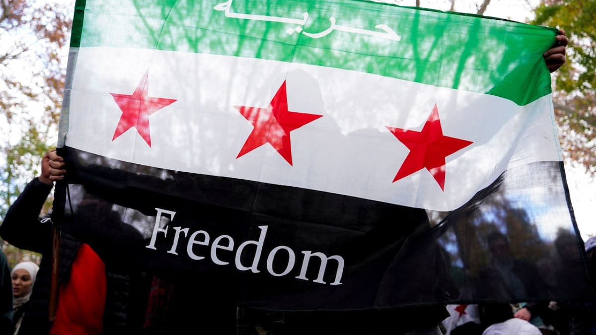 Reclamo de libertad en Siria. Foto: Reuters.