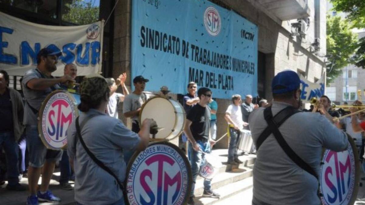 Reclamo de Sindicato de Trabajadores Municipales de Mar del Plata