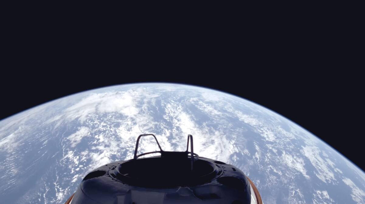 Récord histórico de personas en el espacio. Foto: EFE.