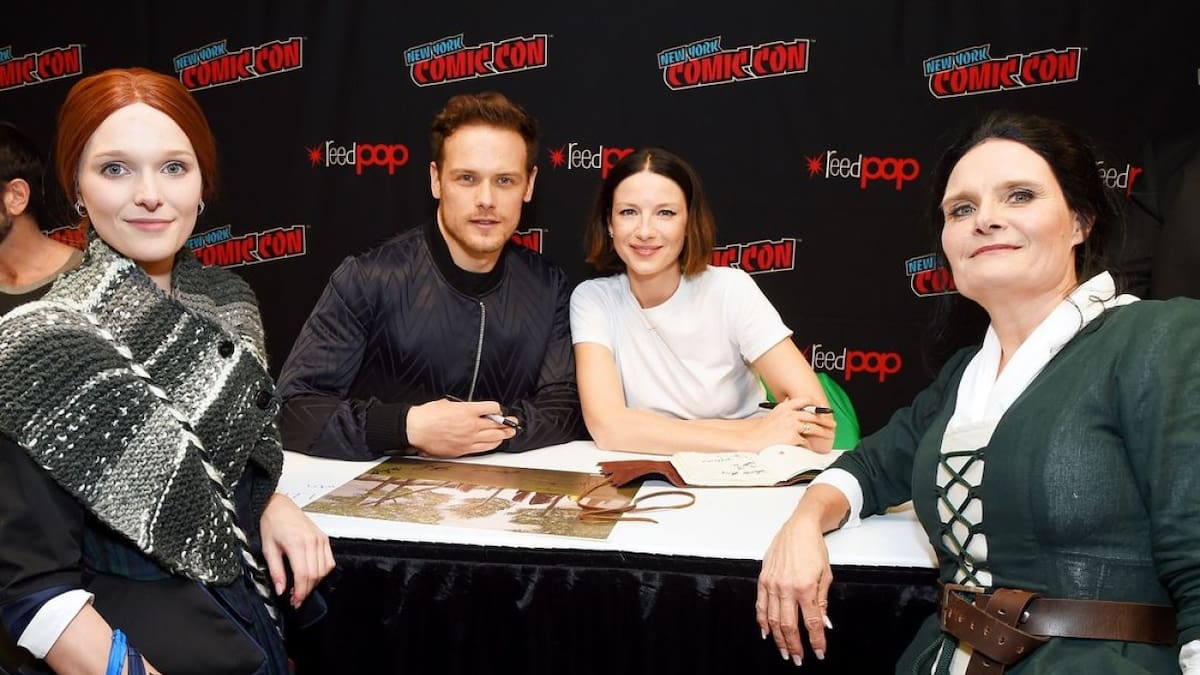 Recuerdos de Outlander en distintas convenciones. Foto @outlander_starz