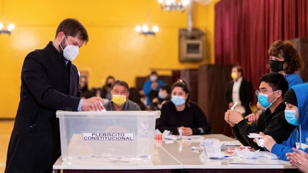 Reforma constitucional en Chile, plebiscito, Gabriel Boric, foto REUTERS