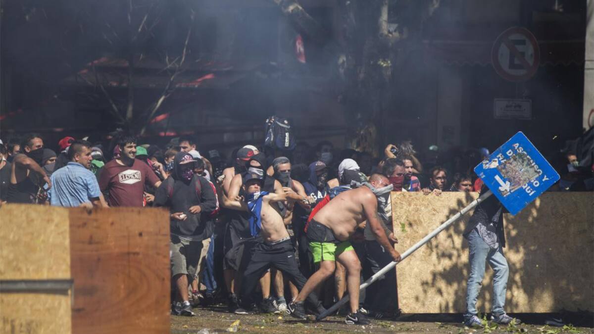 Reforma Previsional - Incidentes frente al Congreso (NA)
