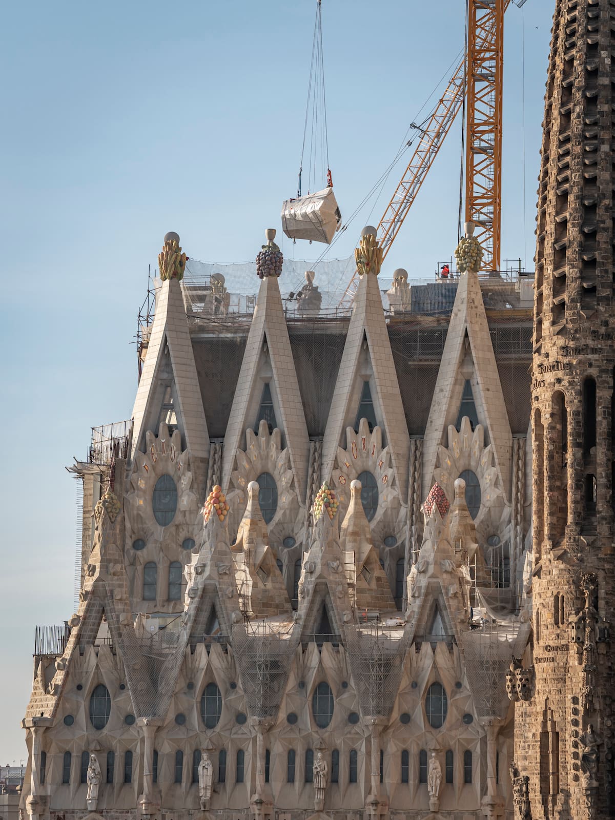 Reformas en la Sagrada Familia.