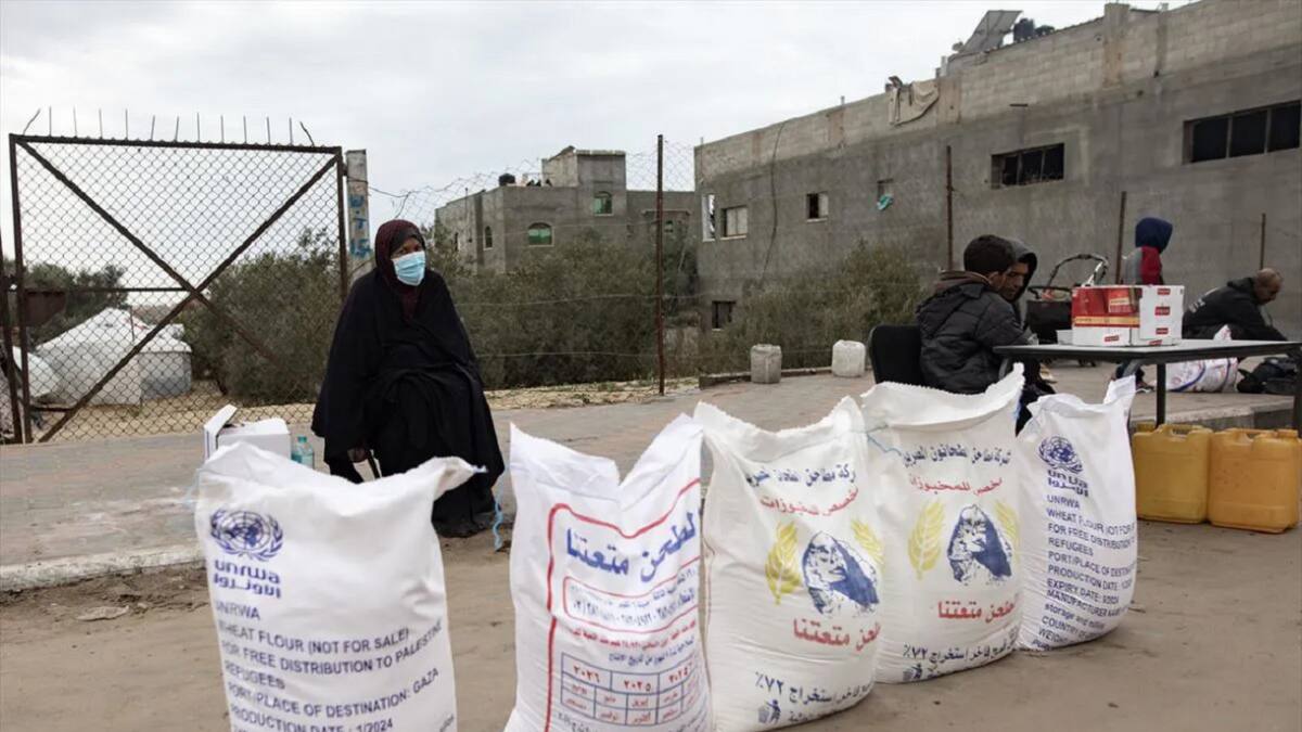 Refugiados de Naciones Unidas para los refugiados palestinos (UNRWA). Foto: EFE