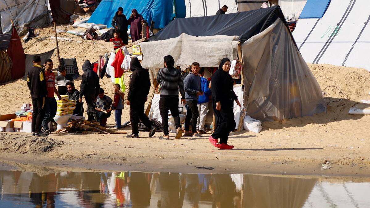 Rafah, una zona densamente poblada. Foto: Reuters