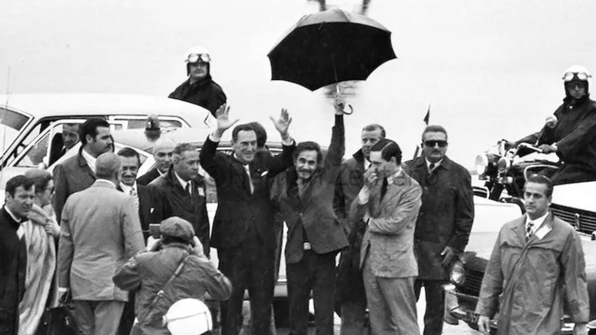 Regreso de Perón. Foto: Télam.