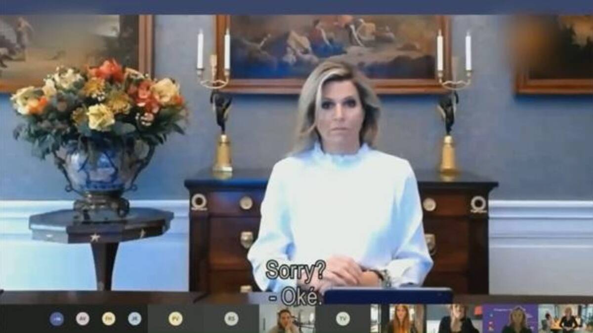 Reina Máxima en Zoom