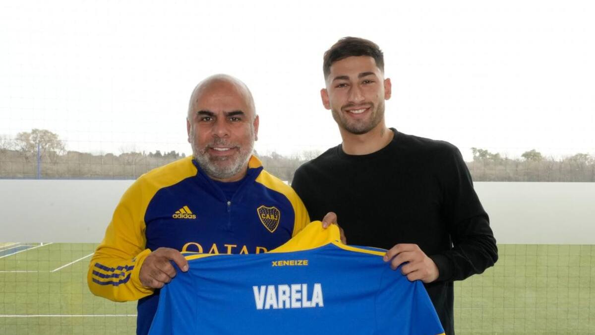 Renovación de contrato de Alan Varela con Boca. Foto: Boca Juniors oficial.