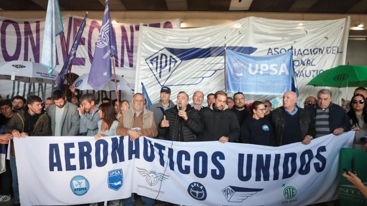 Alertan por posibles demoras en los vuelos: habrá asambleas en 21 aeropuertos del país este lunes 29 de septiembre