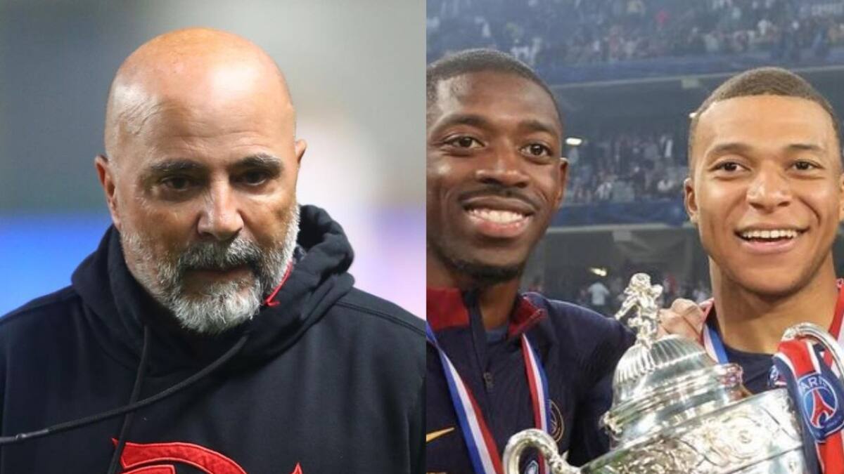 "Como un autista": el desagradable comentario de Jorge Sampaoli contra los franceses Ousmane Dembélé y Kylian Mbappé
