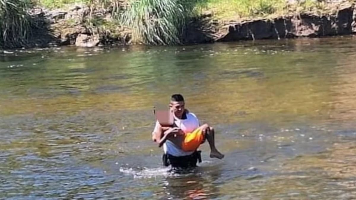 Rescataron a un niño de ahogarse en un río en Córdoba