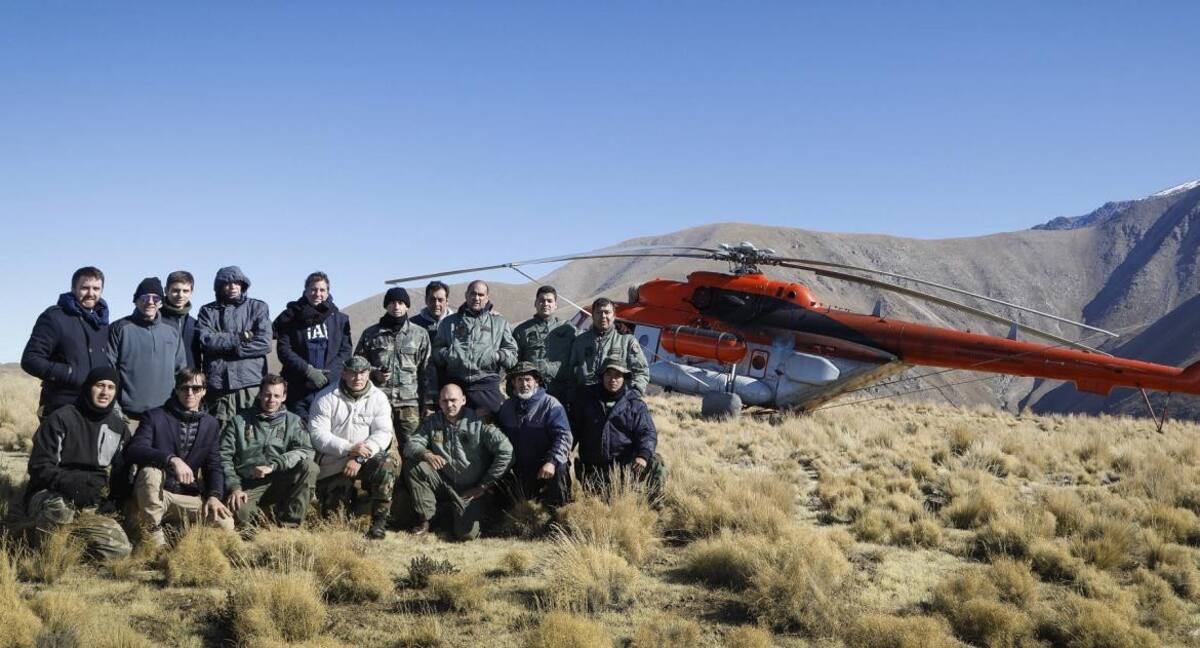 Rescate Catamarca - comitiva Foto NA