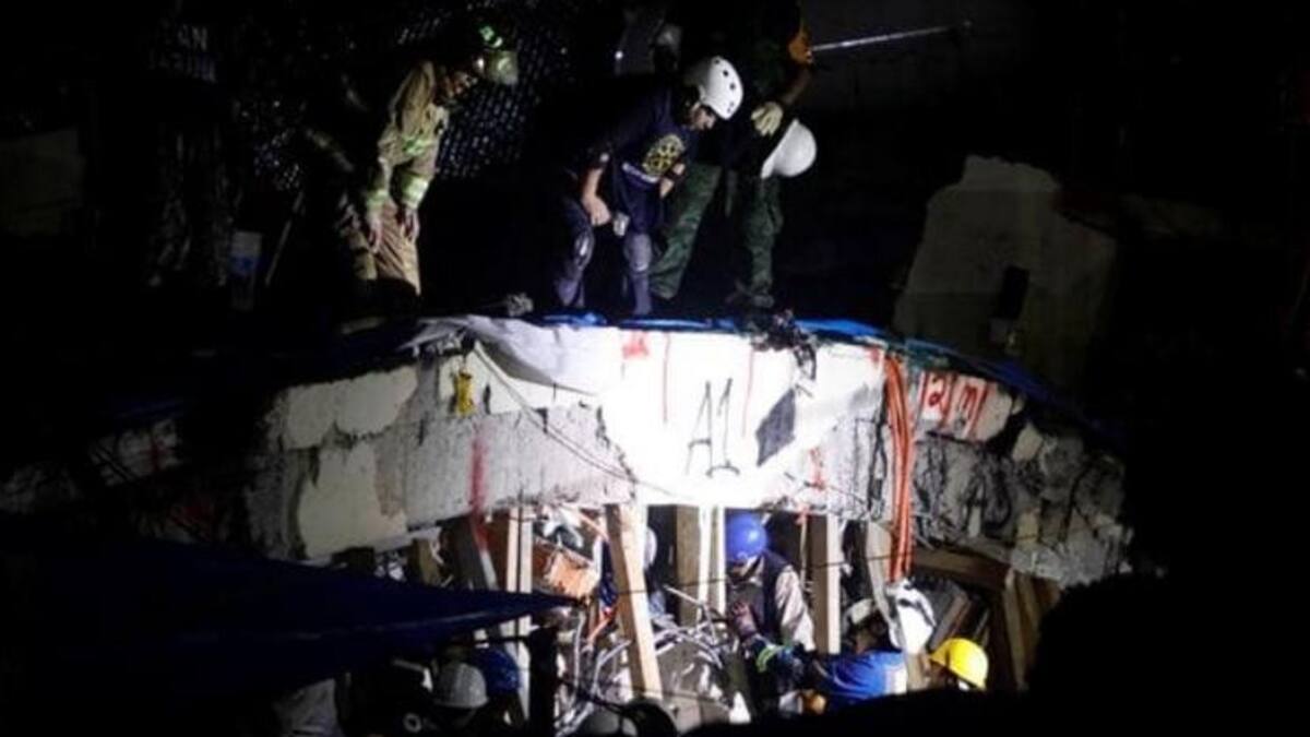 Rescate de Frida Sofia en terremoto de México (Reuters)