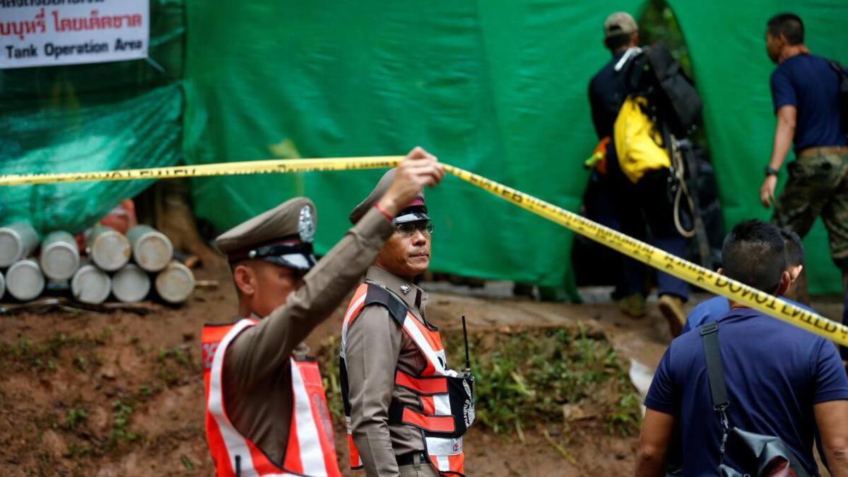 Rescate de niños en cueva de Tailandia (Reuters)