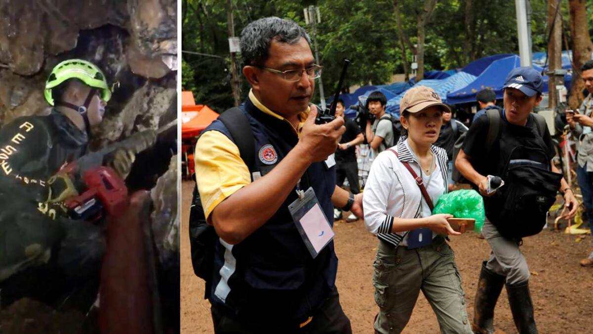 Rescate de niños en cueva de Tailandia (Reuters)