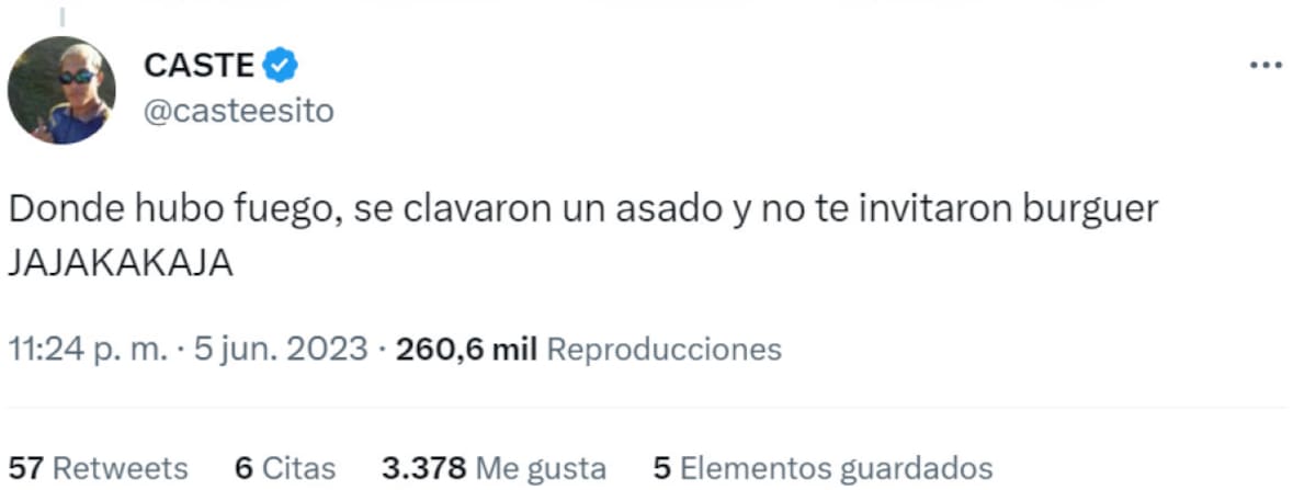 Respuesta en el posteo de Rusherking. Foto: Twitter.